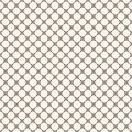 Vector monochrome seamless pattern, circular lattice, mesh, thin Royalty Free Stock Photo