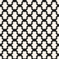 Vector monochrome seamless pattern with diamond grid, net, mesh, lattice, fence