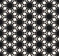 Vector monochrome seamless pattern, geometric delicate linear texture