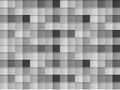 Vector Monochrome Seamless Pattern, Gray, Black, White Squares, Abstract Background Template. Royalty Free Stock Photo