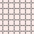 Vector monochrome seamless pattern. Square grid, lathing, repeat