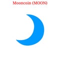 Vector Mooncoin MOON logo