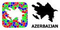 Mosaic Hole and Solid Map of Azerbaijan