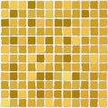 Vector mosaic tiles gold color