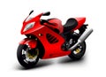 Vector motorcycle illustration Royalty Free Stock Photo