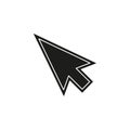 Vector mouse cursor symbol - arrow click pointer Royalty Free Stock Photo