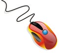 vector Mouse red ferrary