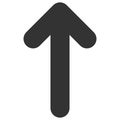 Vector Move Up Flat Icon Image Royalty Free Stock Photo