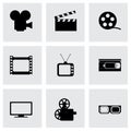 Vector movie icon set