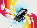 Vector mp3 player Royalty Free Stock Photo
