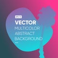 Vector multicolor abstract background art trendy illustration