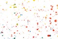 Vector Multicoloured Paint Splats and Blobs Royalty Free Stock Photo