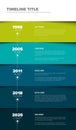 Vector multipurpose Infographic timeline template