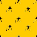Vector music notes pattern background. Simple seamless repeated pattern. Royalty Free Stock Photo