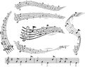 Vector musical notes