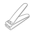 Vector of nail clipper