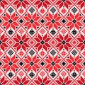 White-red-white Belarus ornament