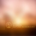 Vector Nature Blurry Background Royalty Free Stock Photo