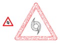 Linear Mesh Storm Whirlpool Warning Icon
