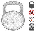 Net Weight Iron Vector Mesh Royalty Free Stock Photo