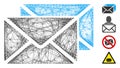 Network Mail Envelopes Vector Mesh