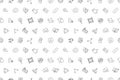 Vector Networking pattern. Networking seamless background