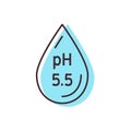 PH icon logo. Vector isolated concept