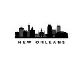 Vector New Orleans skyline.