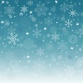 Vector new year background with snowflake