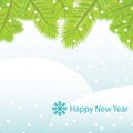 Vector New Year card