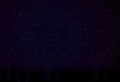 Vector night sky Royalty Free Stock Photo