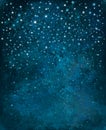 Vector night starry sky. Royalty Free Stock Photo