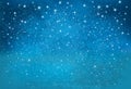 Vector night starry sky background. Royalty Free Stock Photo