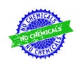 NO CHEMICALS Bicolor Rosette Unclean Stamp