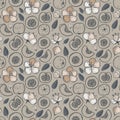 Vector nude quince texture seamless pattern print background.