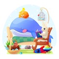 Vector nursery wall art for kids