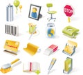 Vector objects icons set. Part 8 Royalty Free Stock Photo