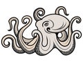 Vector octopus Royalty Free Stock Photo