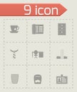 Vector office icon set Royalty Free Stock Photo