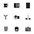 Vector office icon set Royalty Free Stock Photo