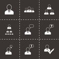 Vector office people icon set Royalty Free Stock Photo
