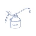 Vector oiler icon.