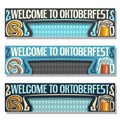 Vector Oktoberfest banners
