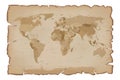 Vector Old map Paper Royalty Free Stock Photo