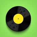 Vector Old vinyl record background. Eps10 Royalty Free Stock Photo