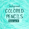 Vector ?olored pencils background Royalty Free Stock Photo