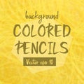 Vector ?olored pencils background Royalty Free Stock Photo