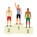 Vector Olympic attributes Royalty Free Stock Photo