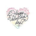 Vector Ombre print heart