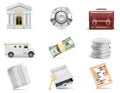 Vector online banking icon set. Part 3 Royalty Free Stock Photo